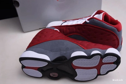 FLINT RED - JORDAN GYM 13 RETRO DJ5982 600 GREY 0920